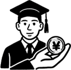 大学卒業生のイラスト