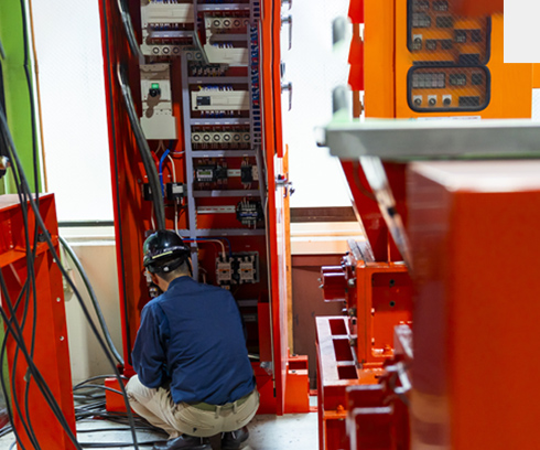 保守作業の様子