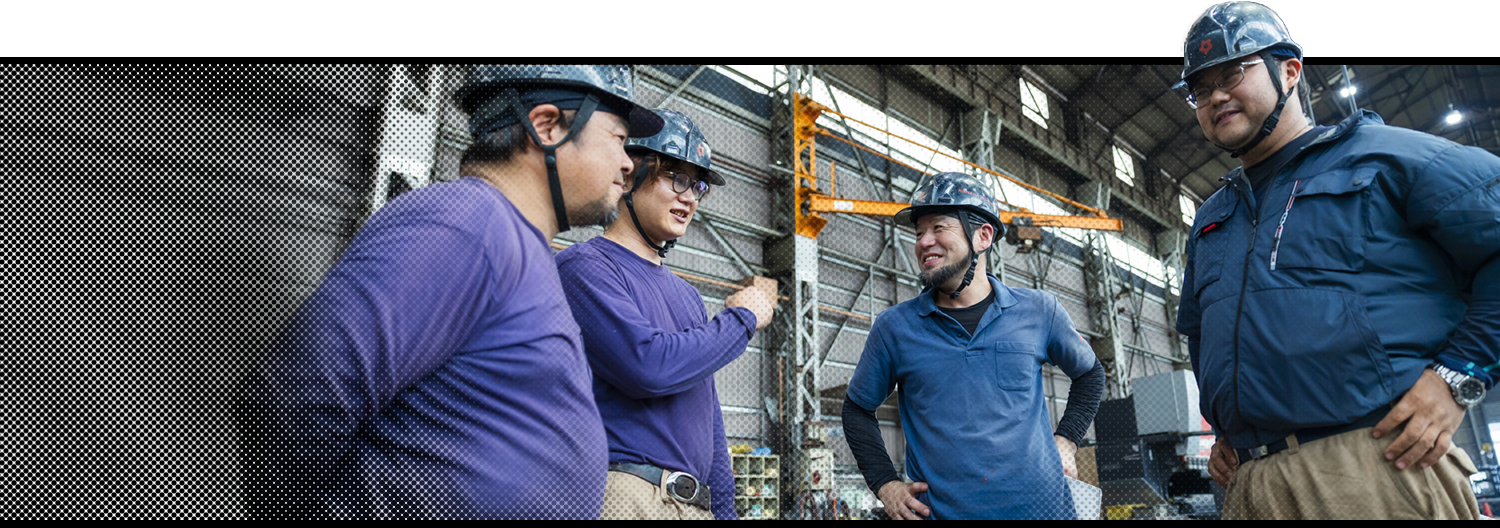 新居浜鉄工所で働く社員